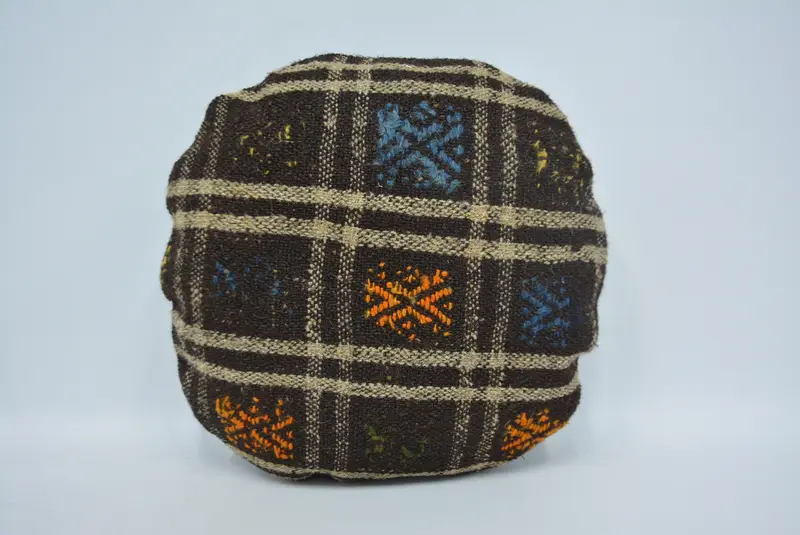 Sustainable Pillow Cover, 20x20 Brown Cushion, Vintage Kilim Throw Pillow, Cushion, Custom Cushion, Vintage Kilim Pillow, Antique Pillows - 1
