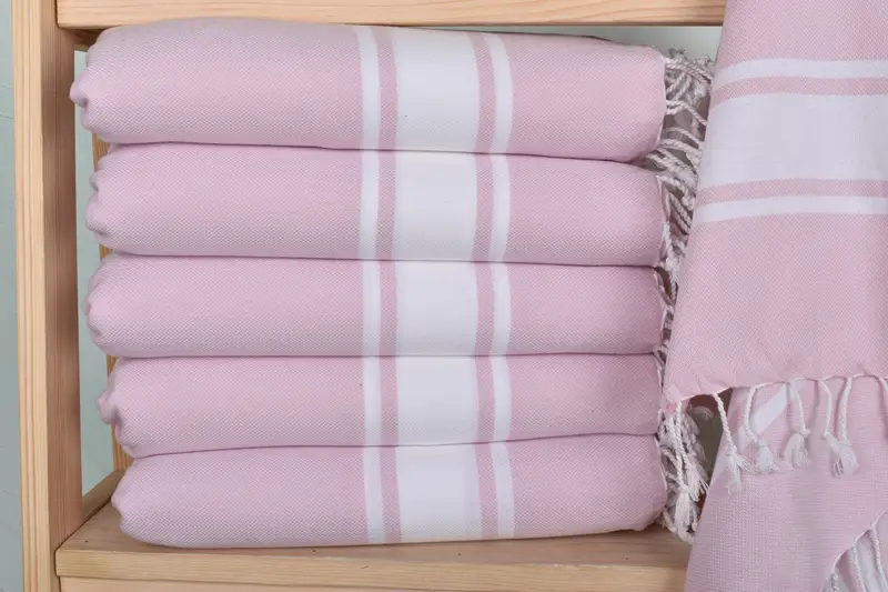 Family Gift, Personalized Kitchen Towel, Custom Hand Towel, Bachelor Towel, Bridesmaid Gift, 36x24 Cotton Striped Towel, Personalized Gifts - 2