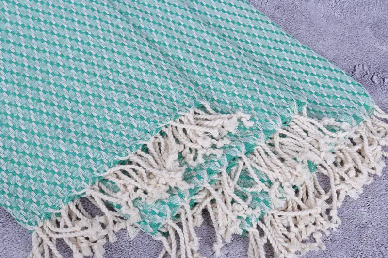 Gym Towel, 68x40 Cotton Geometric Towel, Absorbent Turkish towel, Bridal Shower Gift, Gift For Her, Handmade Turkish Towel, Bachelor Party Gifts - 5