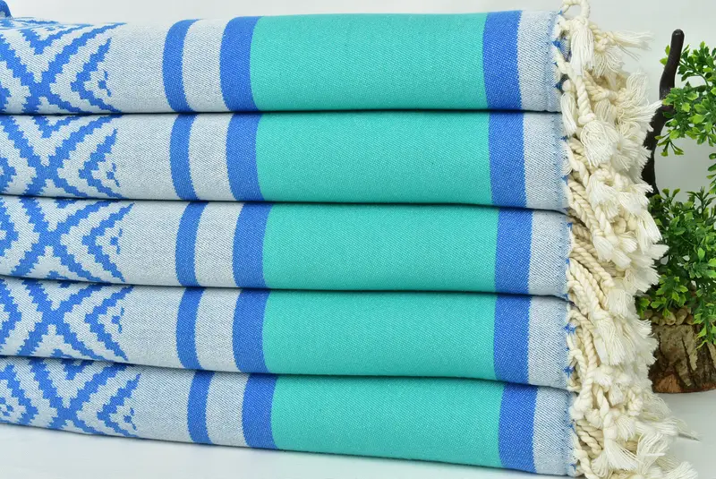 Boyfriend Christmas Gift, Bachelorette Party Gift, Large Turkish Towel, 70x36 Cotton Sun Design Towel, Bachelorette Gifts, Turkish Towel Monogram - 4