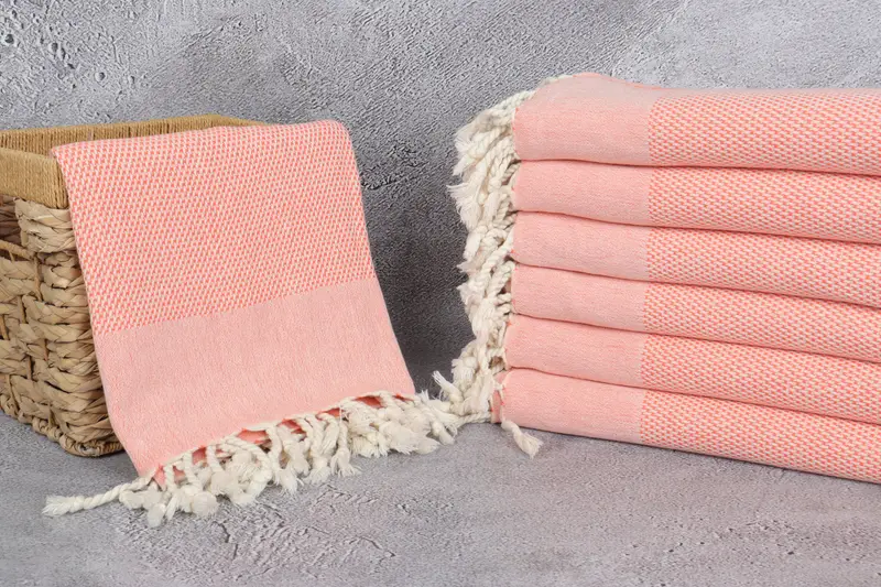 Holiday Towel, Hammam towel, Best Wedding Gift, Bridal Party Gifts, 70x40 Cotton Geometric Towel, Beach Towel Gift, Lightweight Turkish towel - 3