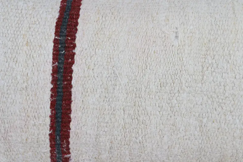 Vintage Pillow Cover, Pillow for Sofa, Gift Pillow, Throw Kilim Pillow, Pillow Sham, Handmade Rug Seat Pillow, 12x20 White Pillow Sham - 2