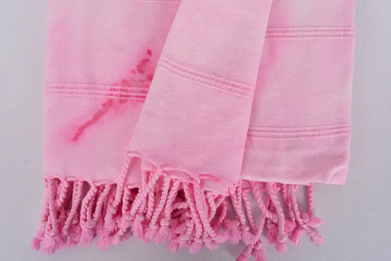 64x38 Cotton Tie Dye Stonewashed Towel, Bachelor Gifts, Bridesmaid Gifts, Wedding Towel, Christmas Gift, Embroidered Turkish Towel, Turkish towel - 6