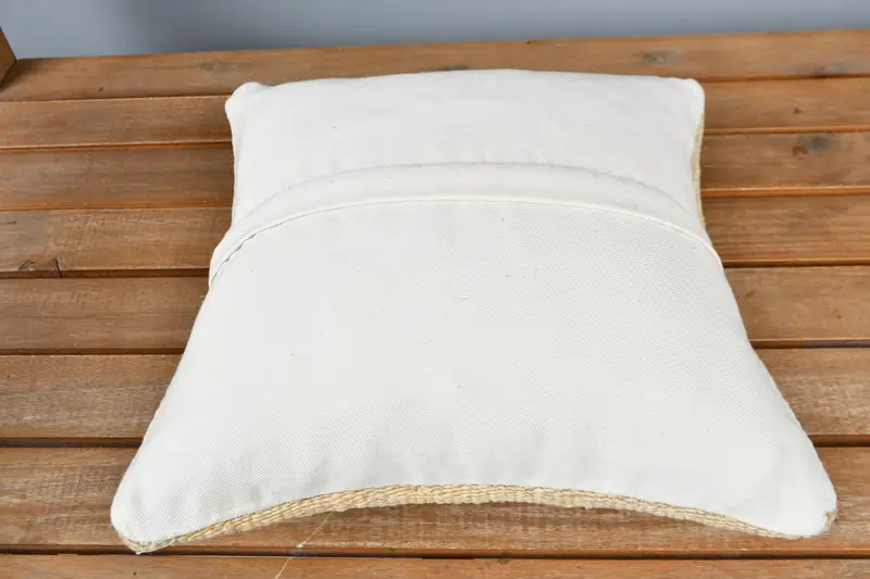 Bohemian Cushion Cushion Cover, Cushion Cover, Home Decor Pillow, 12x12 Bronze Cushion Cover, Antique Pillows, Ethnical Kilim Rug Pillow - 5