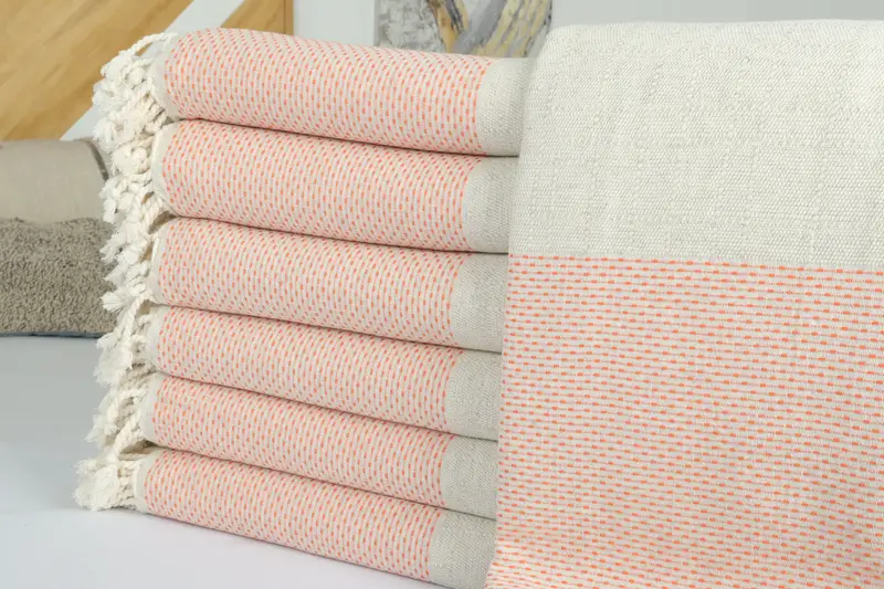 96x96 Cotton Polka Dot Towel, Bedspread, Thanksgiving Tablecloth, Girl Trip Party Favor, Throw Blanket, Woven Throw Blanket, Valentines Day Gift - 2