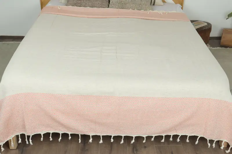 96x96 Cotton Polka Dot Towel, Bedspread, Thanksgiving Tablecloth, Girl Trip Party Favor, Throw Blanket, Woven Throw Blanket, Valentines Day Gift - 8