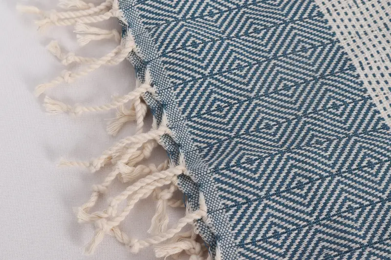 Turkish Tea Towel, Personalized Kitchen Towel, Monogram Turkish Bath Towel, Wedding Favors, Family Gift, 36x18 Cotton Diamond Towel, Guest Towel - 7