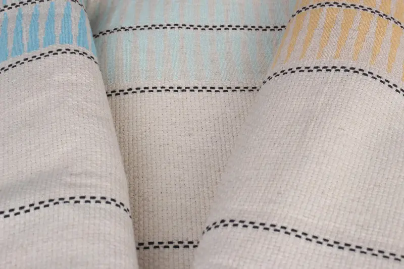 104x96 Cotton Striped Towel, Turkish Cotton Blanket, Tablecloth, Custom Blanket, Housewarming Gift, Christmas Gift Tags, Valentine Day Gift For Her - 3