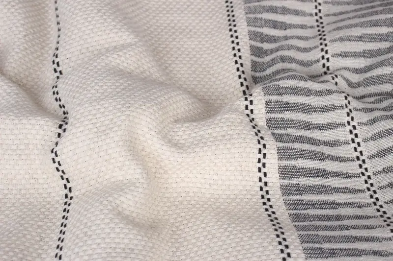 104x96 Cotton Striped Towel, Turkish Cotton Blanket, Tablecloth, Custom Blanket, Housewarming Gift, Christmas Gift Tags, Valentine Day Gift For Her - 6