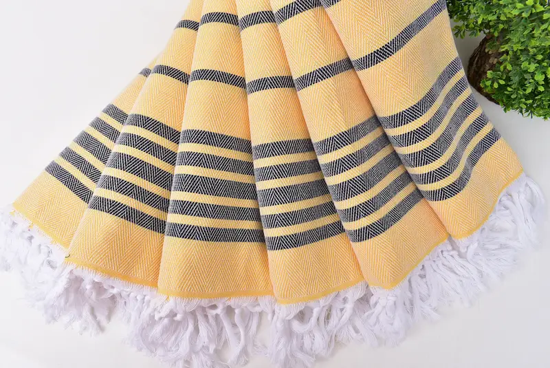 Düğün günü için hediye, monogramlı el havlu, kişiselleştirilmiş el havlu, banyo havlu, bebek bebek hediyesi, onun için hediye, 40x20 pamuk zig zag havlu - 4