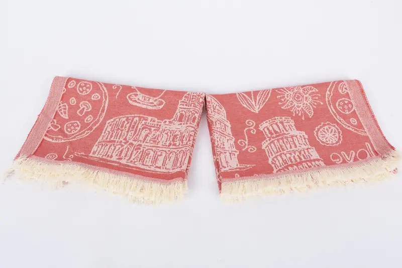 Bachelor Party Gifts, Gym Towel, Kitchen Towel, Turkish Towel Hand Towel, 28x20 Cotton Italian Symbols Design Towel, Monogram Kitchen Towel - 7
