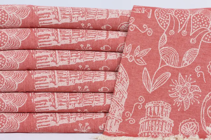 Bachelor Party Gifts, Gym Towel, Kitchen Towel, Turkish Towel Hand Towel, 28x20 Cotton Italian Symbols Design Towel, Monogram Kitchen Towel - 3