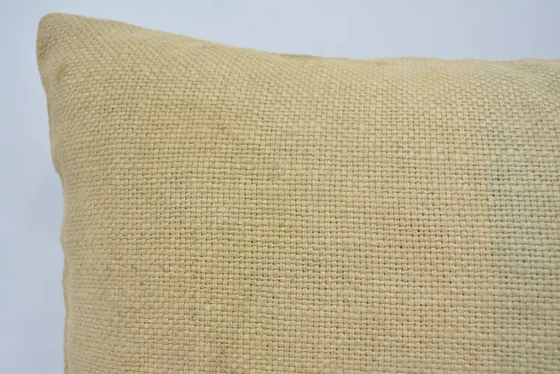 Boho Pillow Sham Cover, Throw Kilim Pillow, Ethnical Kilim Rug Pillow, Tapestry Pillow Case, Pillow Cover, 16x24 Beige Pillow Sham - 2