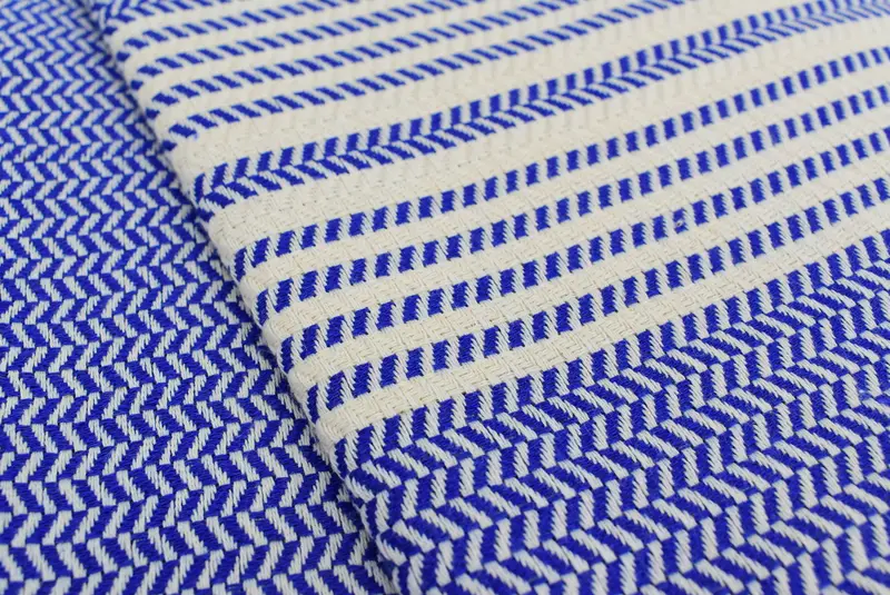 Monogrammed Beach Towel, Fouta towel, Turkish beach towel, Summer Towel, 70x40 Cotton Striped Towel, Wedding Shower Gift, Embroidery Towel - 2