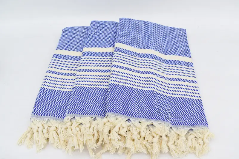 Monogrammed Beach Towel, Fouta towel, Turkish beach towel, Summer Towel, 70x40 Cotton Striped Towel, Wedding Shower Gift, Embroidery Towel - 7