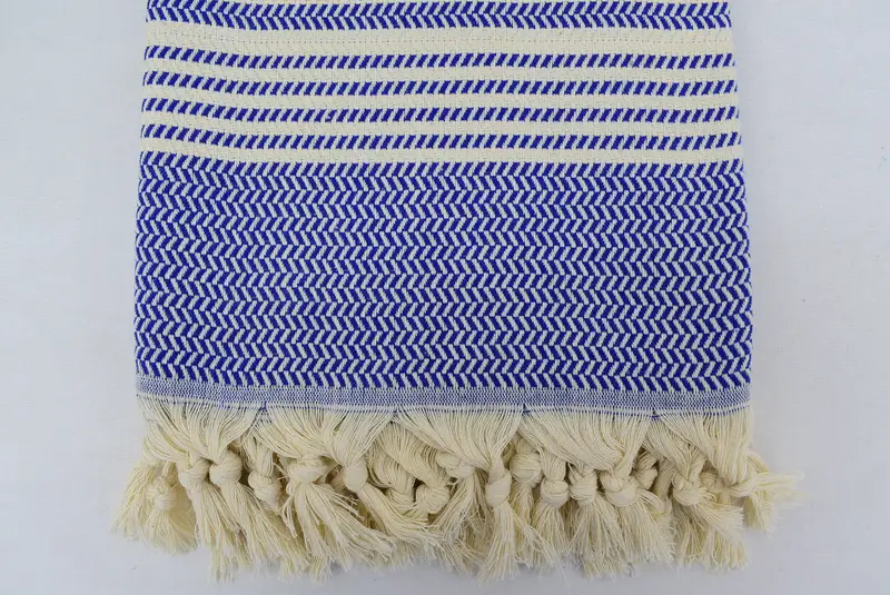 Monogrammed Beach Towel, Fouta towel, Turkish beach towel, Summer Towel, 70x40 Cotton Striped Towel, Wedding Shower Gift, Embroidery Towel - 3