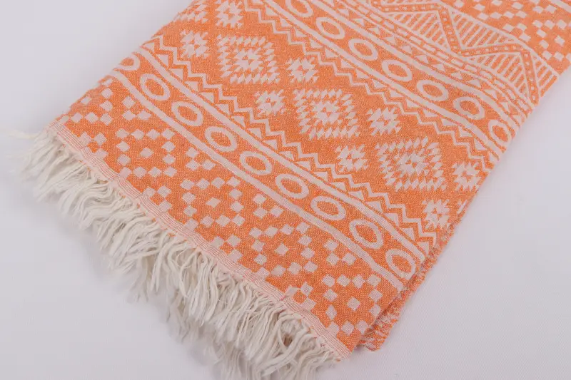 Bachelorette Gifts, Bachelorette Party Gift, Bridal Gifts, Summer Gift, Antibacterial Turkish peshtemal towel, 68x36 Cotton Geometric Towel - 8