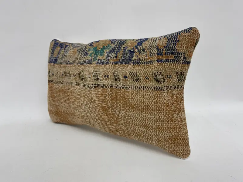 Vintage Kilim Throw Pillow, Car Cushion Cover, Outdoor Throw Pillow Cover, 12x20 Red Pillow Sham, Vintage Kilim Pillow, Gift Pillow, Pillow Sham - 4