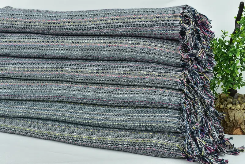 Toalla de playa, toalla de tamaño de playa, toalla de lujo, regalo personalizado, toalla de spa, toalla de algodón, toalla turca, toalla de diamantes colorida de algodón de 70x40 - 3