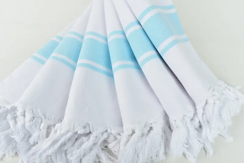 Personalized Towel, Best Beach Towel, Xmas Gifts, Bulk Order Towel, 70x40 Cotton Striped Towel, Spa Towel, Custom Wedding Towel, Bridal Shower Gift - 4