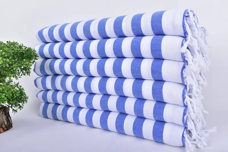 Vegas Bachelorette Party Favors, Beach towel, Peshtemal Towel, Guest Towel, Embroidery Towels, 68x36 Cotton Striped Towel, Bridal Shower Favors - 3