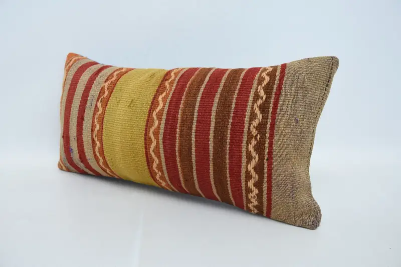 12x24 Red Pillow Sham, Home Decor Pillow, Personalized Gift Pillow Pillow Case, Gift Pillow, Pillow Cover, Kilim Cushion Sham - 4