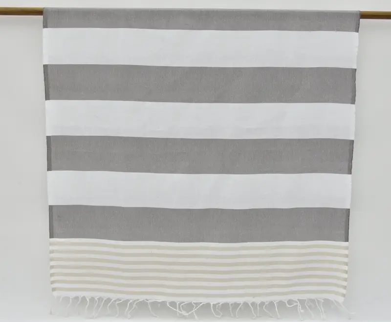Personalized Turkish Towel, Summer Gift, Antibacterial Turkish peshtemal towel, 70x40 Cotton Striped Towel, Bachelorette Favor, Beach Towel Bulk - 6