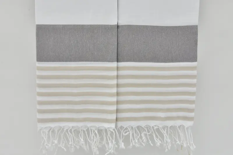 Personalized Turkish Towel, Summer Gift, Antibacterial Turkish peshtemal towel, 70x40 Cotton Striped Towel, Bachelorette Favor, Beach Towel Bulk - 7