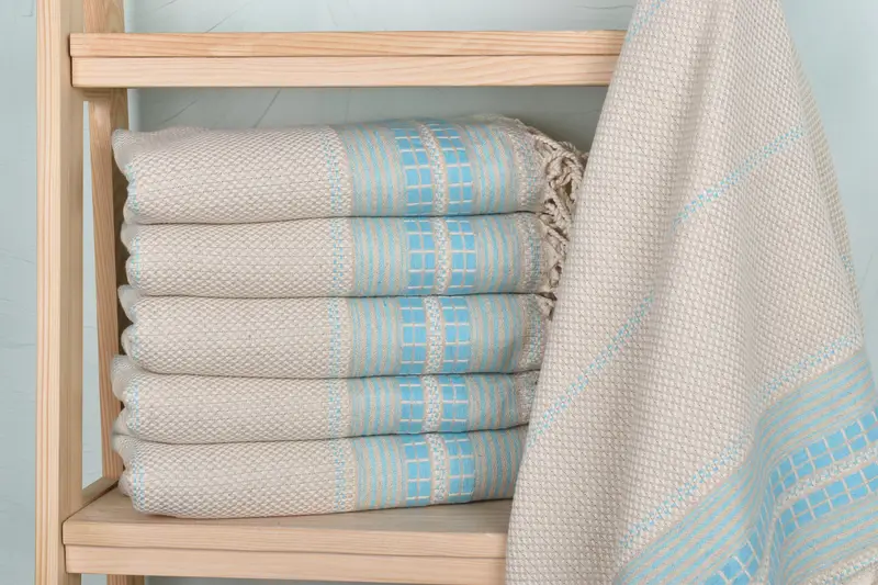 Hammam towel, Luxury Beach Towel, Quick-dry peshtemal, Monogram Towels, 68x40 Linen Striped Towel, Gift For Best Friend, Gym Towel, Best Beach Towel - 1