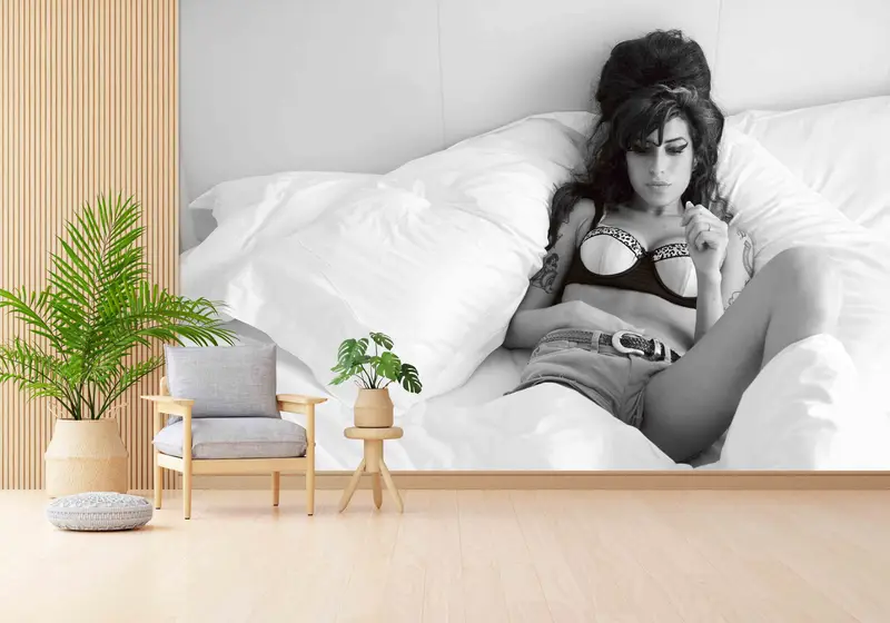 Woman Singer Wall Decals, Decor For Wall, Singer Paper Art, Amy Winehouse Paper Craft, Famous Wall Poster, Wall Covering,Sexy Woman Wall Art - 6