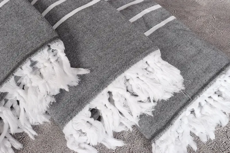 64x40 Cotton Striped Terry Towel, Lightweight Turkish towel, Turkish Towel Set, Gift For Him, Personalized Turkish Towel, Personalize Gift - 5