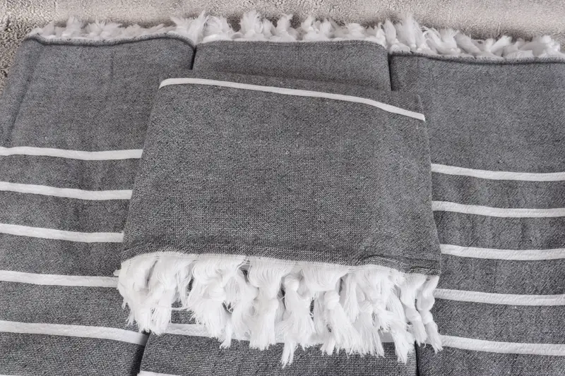 64x40 Cotton Striped Terry Towel, Lightweight Turkish towel, Turkish Towel Set, Gift For Him, Personalized Turkish Towel, Personalize Gift - 4