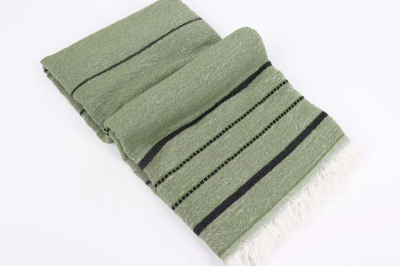 Guest Towel, Bridesmaid Gift, 70x40 Cotton Striped Towel, Custom Towel, Best Friend Gift, Best lightweight Turkish towel for travel USA, Unique Gift - 6