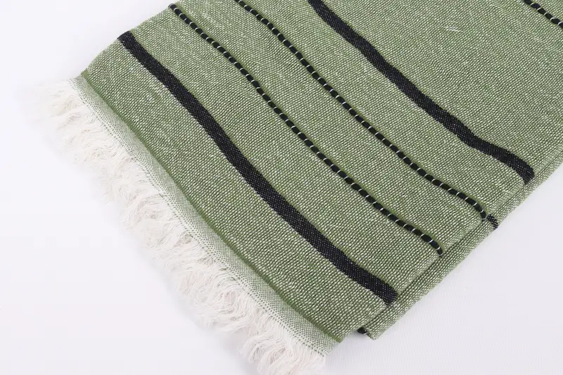 Guest Towel, Bridesmaid Gift, 70x40 Cotton Striped Towel, Custom Towel, Best Friend Gift, Best lightweight Turkish towel for travel USA, Unique Gift - 7