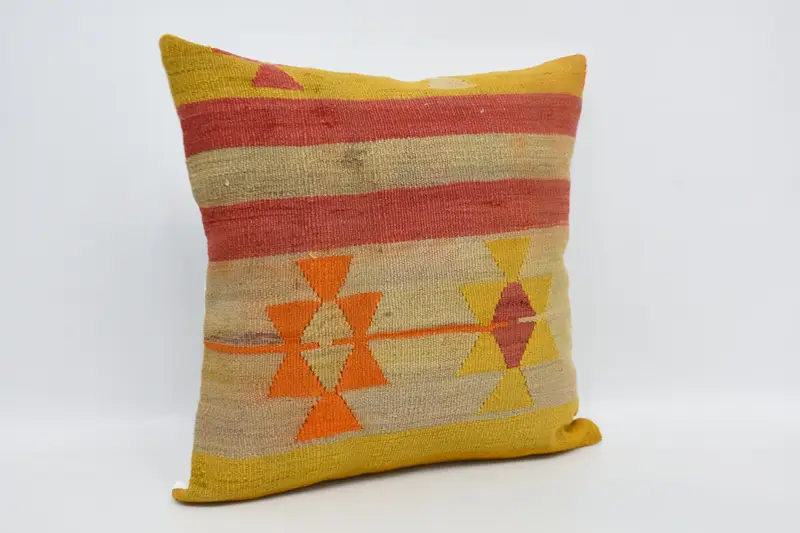Interior Designer Pillow, Pillow for Couch, 24x24 Yellow Cushion Case, Pastel Pillow Cover, Boho Pillow Sham Cover, Pillow - 3