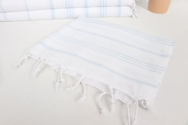 Personalized Turkish Towel, Wedding Hand Made Gift, Personalized Gifts, Bridesmaid Gifts, Gym Towel, 40x24 Cotton Striped Towel, Small Bath Towels - 5