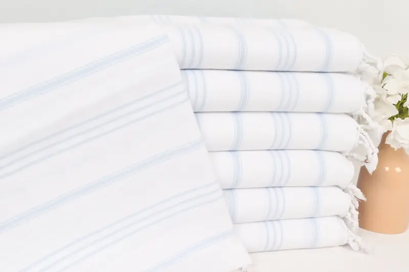 Personalized Turkish Towel, Wedding Hand Made Gift, Personalized Gifts, Bridesmaid Gifts, Gym Towel, 40x24 Cotton Striped Towel, Small Bath Towels - 1