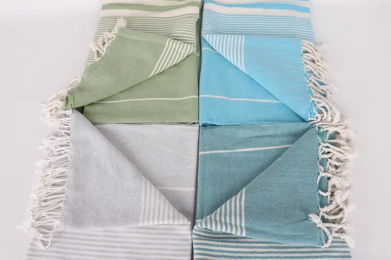 Maid Of Honor Gift, 70x40 Cotton Striped Towel, Unique Wedding Gift, Hammam towel, Turkish Towel USA, Fouta towel, Turkish Towel Monogram, Gym Towel - 5