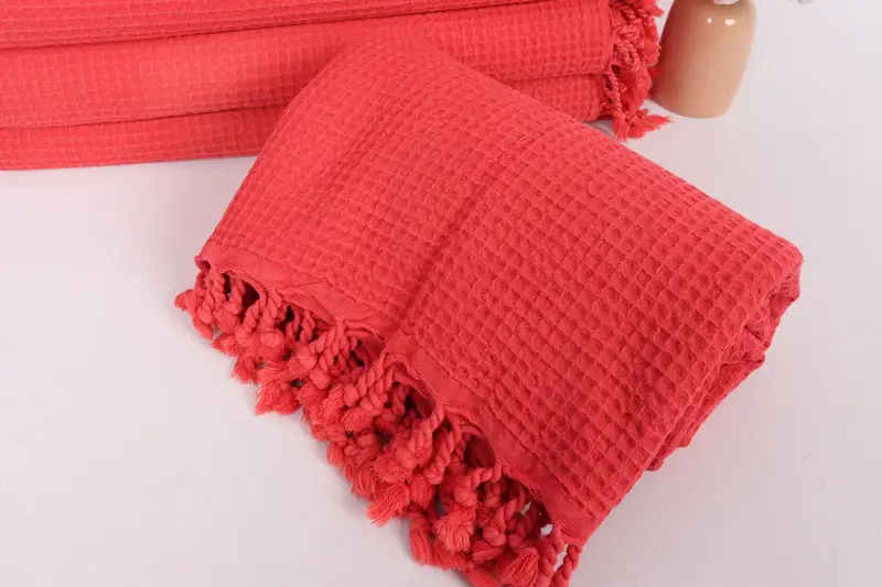 Halloween Gifts, Decorative Blanket, Throw Blanket Couch, Monogram Blanket, Bachelorette Party Items, Aesthetic Blanket, 92x68 Cotton Waffle Towel - 4