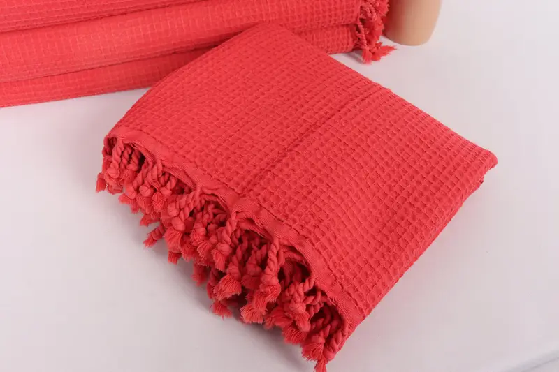 Halloween Gifts, Decorative Blanket, Throw Blanket Couch, Monogram Blanket, Bachelorette Party Items, Aesthetic Blanket, 92x68 Cotton Waffle Towel - 5