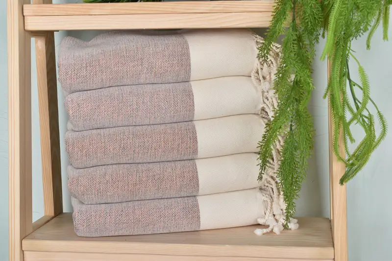 Hammam towel, Customized Turkish Towel, Quick-dry peshtemal, Christmas Favors, Lightweight Turkish towel, Decorative Towel, 64x40 Cotton Flat Towel - 2