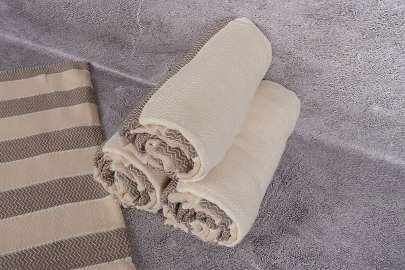 Family Gift Basket, 68x40 Cotton Herringbone Towel, Gift For Mom, Sand-resistant towel, Embroidered Towel, Bachelor Gifts, Turkish Towel Bulk - 8
