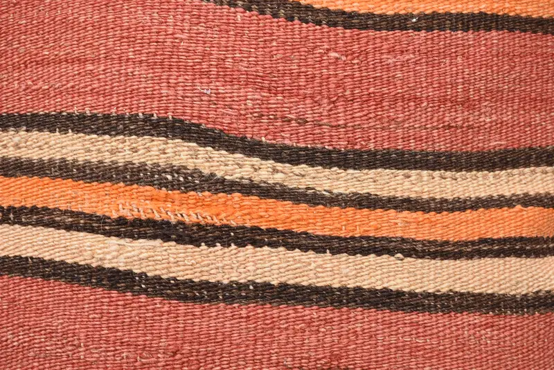 Boho Pillow, Ethnic Pillow Cover Pillow Case, Cushion Cover, Antique Pillows, Boho Pillow Sham Cover, 18x18 Orange Cushion Case, Ikat Cushion Case - 3