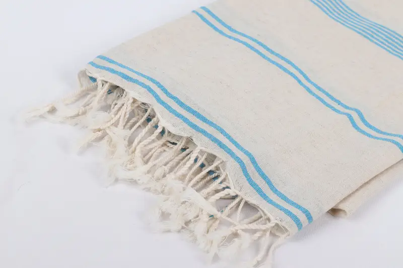 Personalized Towel, Spa Towel, Eco-friendly Turkish peshtemal towel, Christmas Gift, Turkish bath towel, 80x36 Cotton Striped Towel, Bridesmaid Gift - 7