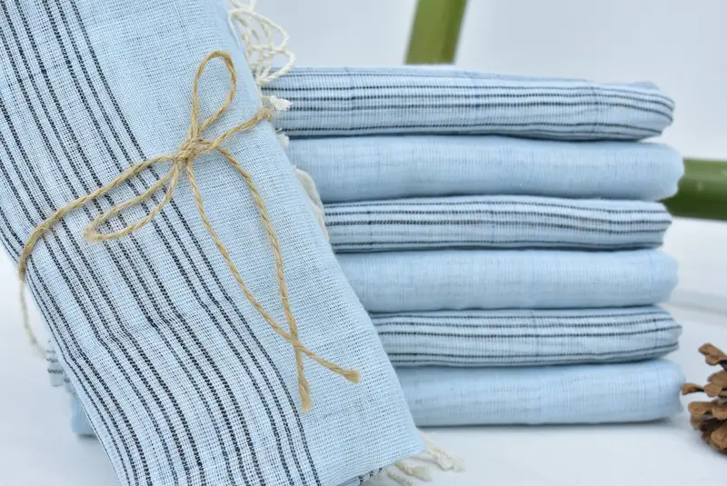 Personalized Bridesmaid Gift, Best Beach Towel, Halloween Bachelorette Party Favors, 70x40 Cotton Striped Towel, Wedding For Favor, Wedding Favors - 3