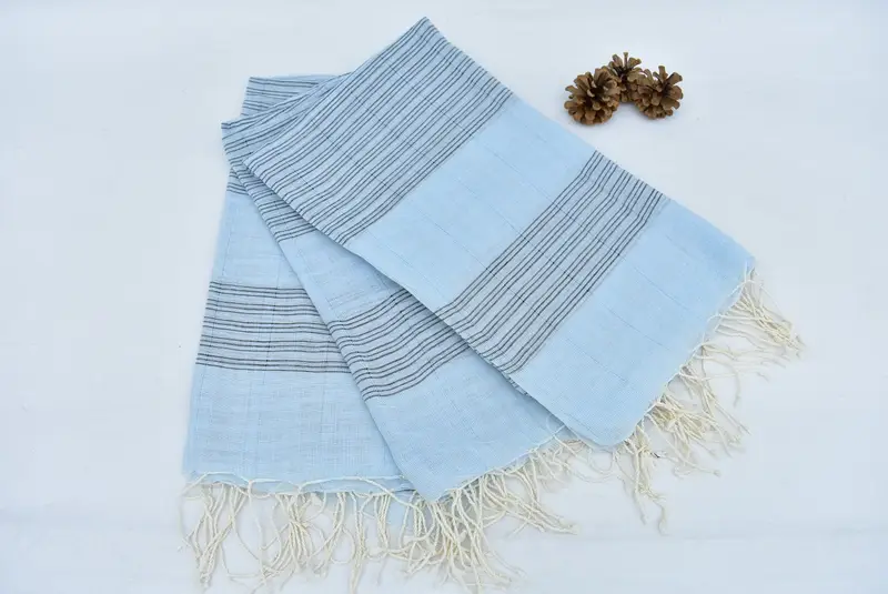 Personalized Bridesmaid Gift, Best Beach Towel, Halloween Bachelorette Party Favors, 70x40 Cotton Striped Towel, Wedding For Favor, Wedding Favors - 7