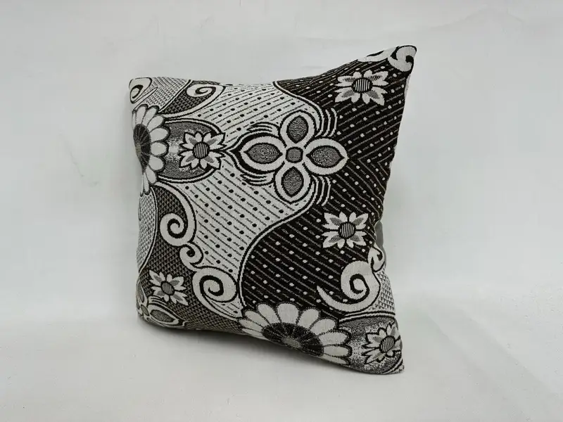 Boho Pillow, Vintage Throw Cushion Case, Rustic Cushion Case, Pillow for Couch, Handmade Kilim Cushion, Pillow Sham, 18x18 White Cushion Cover - 4