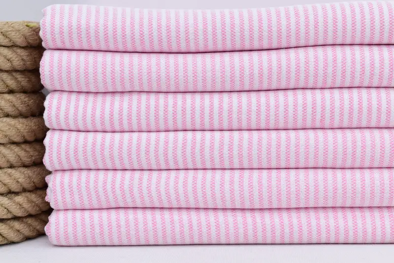 Beach Towel Bulk, Turkish beach towel, Lightweight towel, 70x36 Cotton Striped Towel, Bachelorette Party Favor, Embroidered Beach Towel - 1
