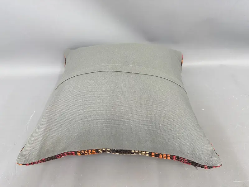 Pillow Cover, Cotton Pillow, Antique Pillows, Pillow for Couch, Crochet Pattern Cushion Cover, Gift Pillow, 20x20 Brown Pillow Case - 7
