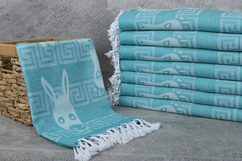 Bridal Shower Favors, Bachelor Gifts, Beach Towel Bulk, Bridesmaid Proposal Gift, Handmade Turkish Towel, Sand-resistant Turkish towel for the beach - 4